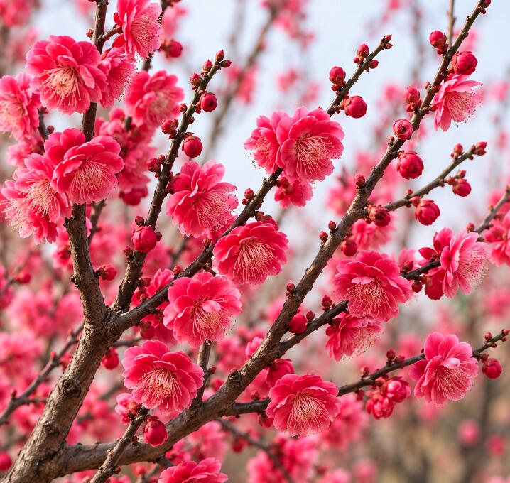 Pre-Sale Rare Japanese Apricot (Prunus mume) – 20+ Year Old Red Core Bulldog bonsai CYMUS Nursery