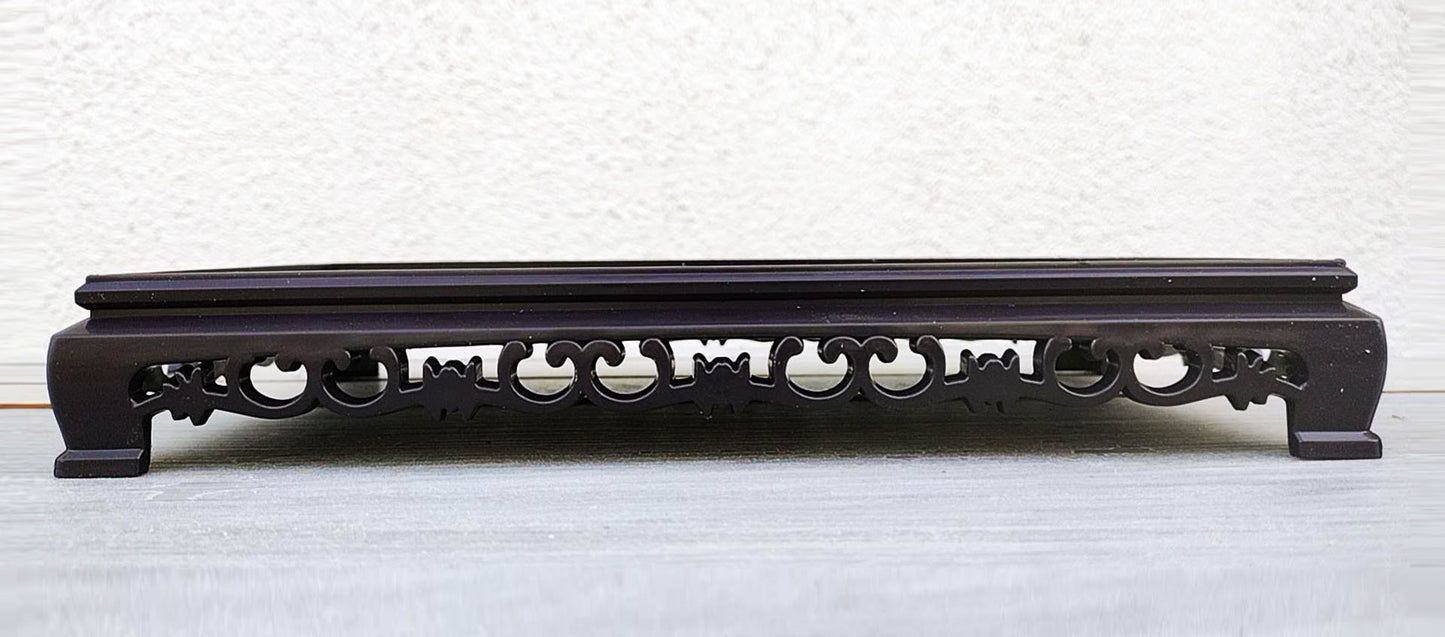 Purple Sand Bonsai Pot handmade The Song porcelain kiln Pot with tray simple retro breathable Pot ZiSha Planter 哥窑盆景盆