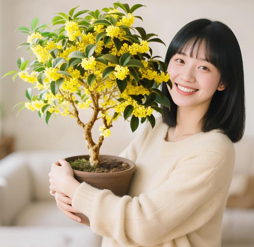 Sweet osmanthus varieties Pre-sale the Four Seasons Osmanthus 四季桂 with buds