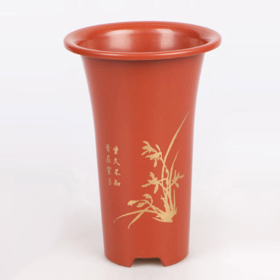 Cymbidium Orchid Hole Garden pots Plastic Flowerpot Tall Herb Flower Planter Orchid Pot Nursery Outdoor Indoor