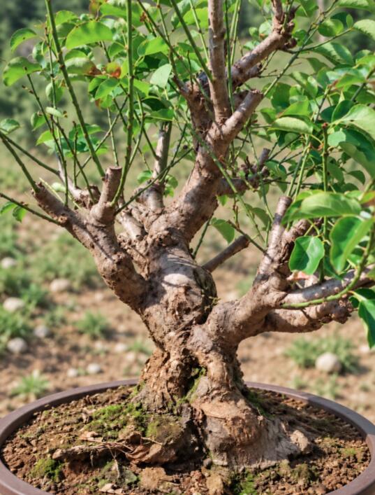 Pre-Sale Rare Japanese Apricot (Prunus mume) – 20+ Year Old Red Core Bulldog bonsai CYMUS Nursery