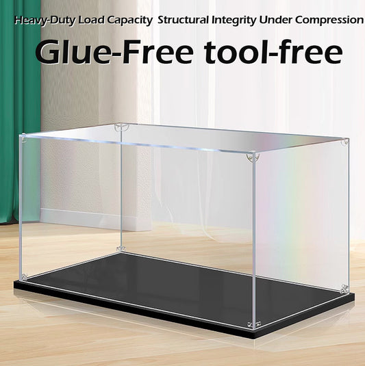 Acrylic Display Case for Collectibles Assemble Clear Acrylic Display Box
