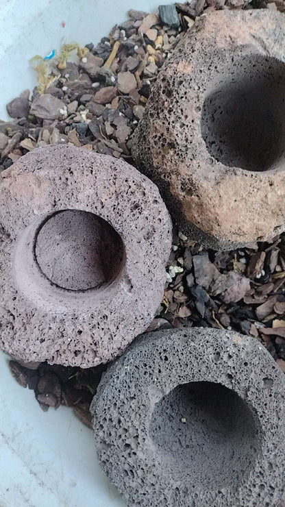 Lava Rock pots – All Natural, Perfect for Succulents and Air Plants.Carved rock planter. Planter pot for Calamus, bonsai, Moss