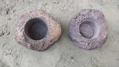 Lava Rock pots – All Natural, Perfect for Succulents and Air Plants.Carved rock planter. Planter pot for Calamus, bonsai, Moss