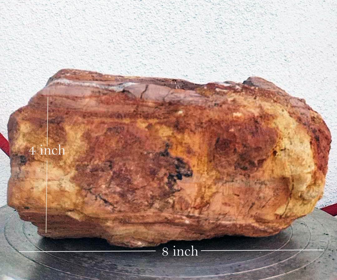Natural Lingbi Stone Bonsai Pot with hole Whole-Piece Unique Landscape Viewing Stone