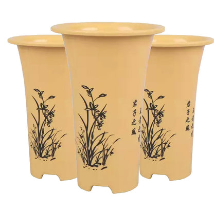 Cymbidium Orchid Hole Garden pots Plastic Flowerpot Tall Herb Flower Planter Orchid Pot Nursery Outdoor Indoor