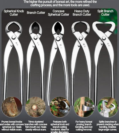 CYMUS Premium 440C Stainless Steel Bonsai Tools – Built for Precision & Longevity