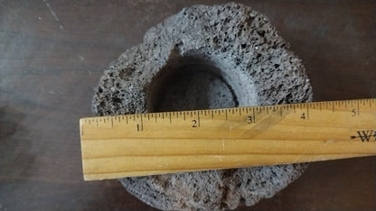 Lava Rock pots – All Natural, Perfect for Succulents and Air Plants.Carved rock planter. Planter pot for Calamus, bonsai, Moss