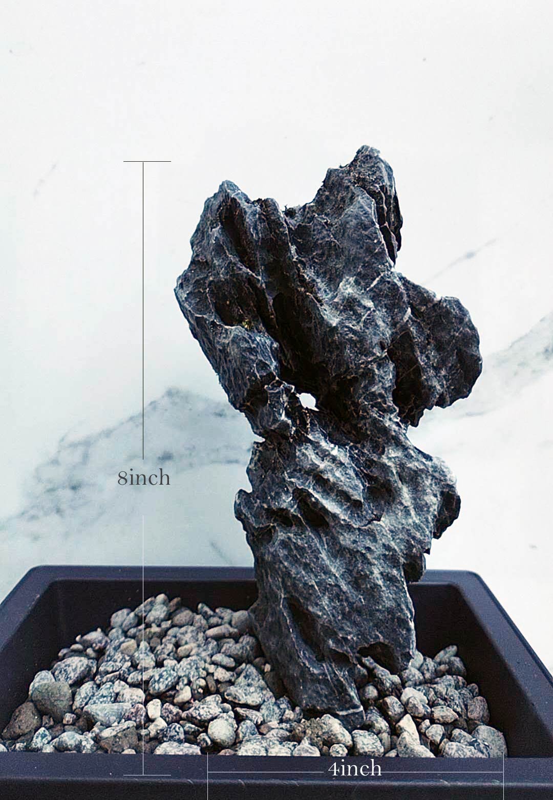 Qinglong Stone – All Natural, Natural Landscape bonsai Stone 青龙石 Natural stone