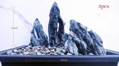 Qinglong Stone – All Natural, Natural Landscape bonsai Stone 青龙石 Natural stone
