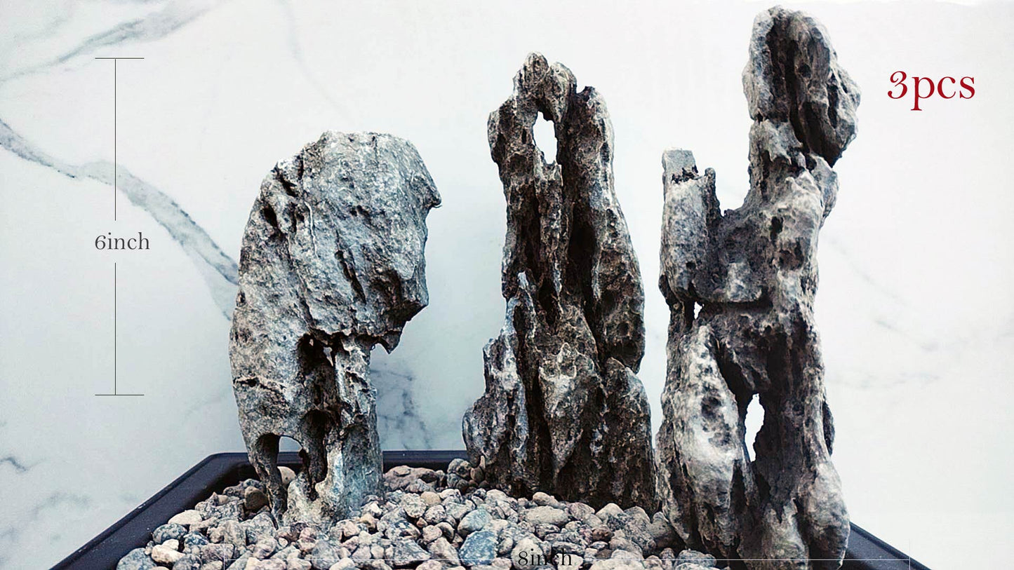 Qinglong Stone – All Natural, Natural Landscape bonsai Stone 青龙石 Natural stone