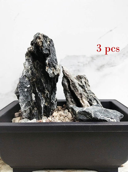 Qinglong Stone – All Natural, Natural Landscape bonsai Stone 青龙石 Natural stone
