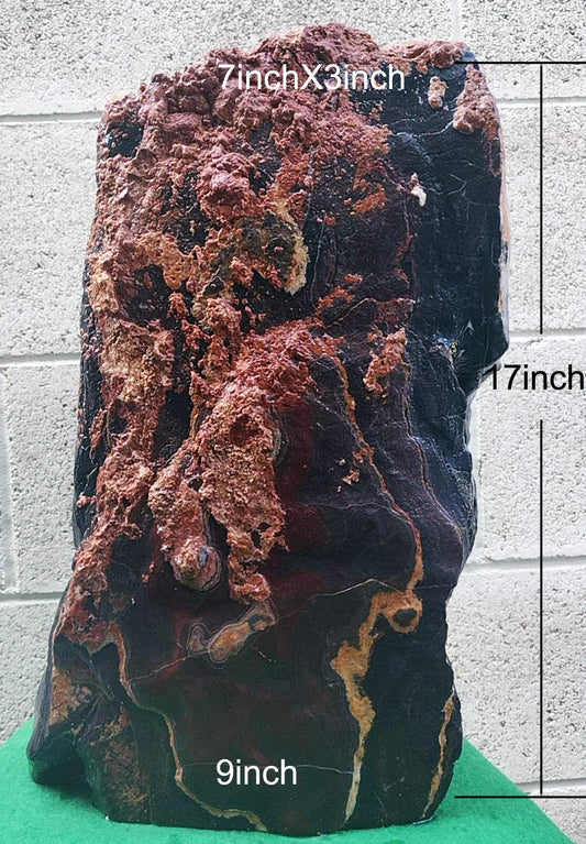 Whole Natural Landscape bonsai Stone Vase China solid natural stone ornament L2