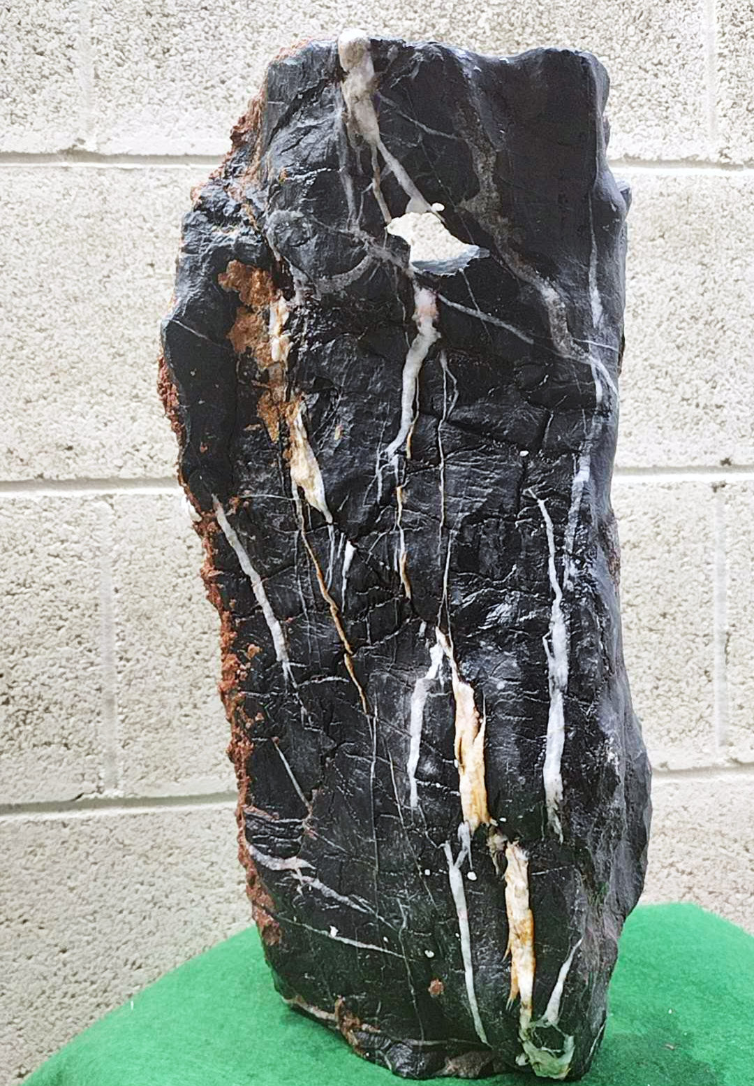 Whole Natural Landscape bonsai Stone Vase China solid natural stone ornament L3