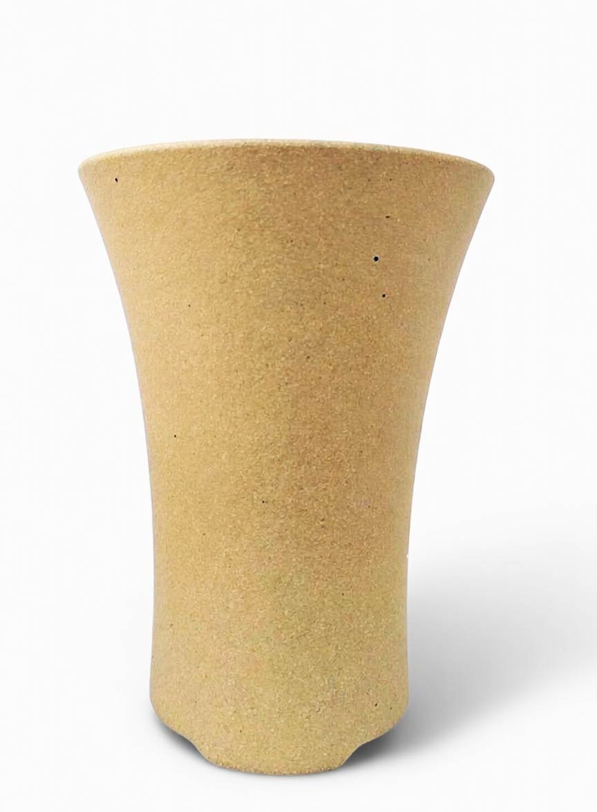 Purple Sand flower pot with holes  Orchid pot